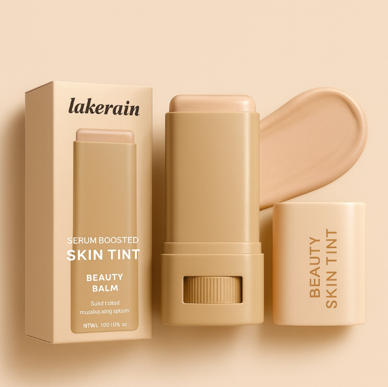 Boosted Skin Tint Foundation Stick - Smooth Plumper, High Coverage, Travel-Friendly Bronze Makeup
