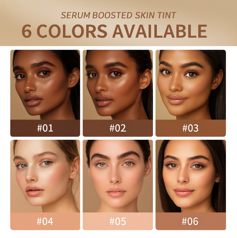 Boosted Skin Tint Foundation Stick - Smooth Plumper, High Coverage, Travel-Friendly Bronze Makeup
