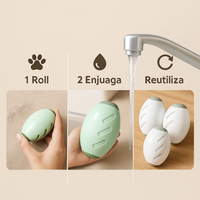 Washable Reusable Pet Hair Remover Roller - Portable Lint Cleaner for Clothing and Fabrics, Ideal for Cat and Dog Hair Removal