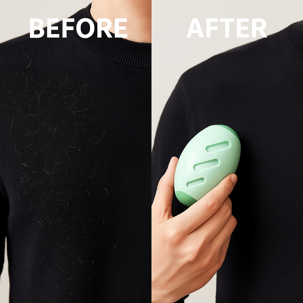 Washable Reusable Pet Hair Remover Roller - Portable Lint Cleaner for Clothing and Fabrics, Ideal for Cat and Dog Hair Removal