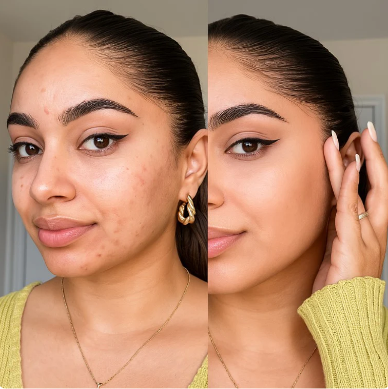 Boosted Skin Tint Foundation Stick - Smooth Plumper, High Coverage, Travel-Friendly Bronze Makeup
