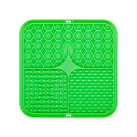 Silicone Pet Placemat for Slow Feeding - Cat and Dog Lick Mat for Controlled Eating - Feeding Supplies for Cats and Dogs